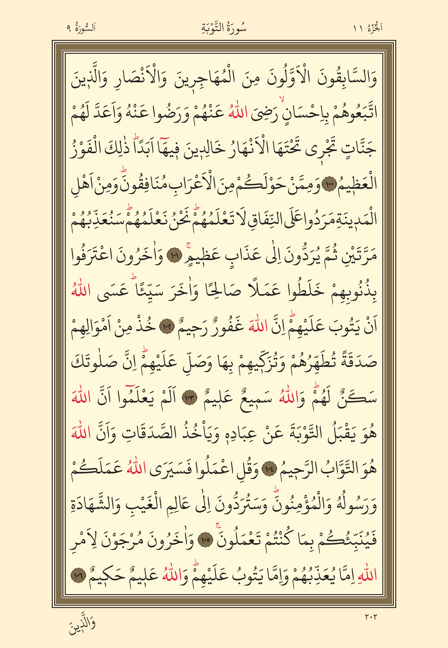 Kuran Oku 11. Cüz 202. Sayfa - KELAMULLAH