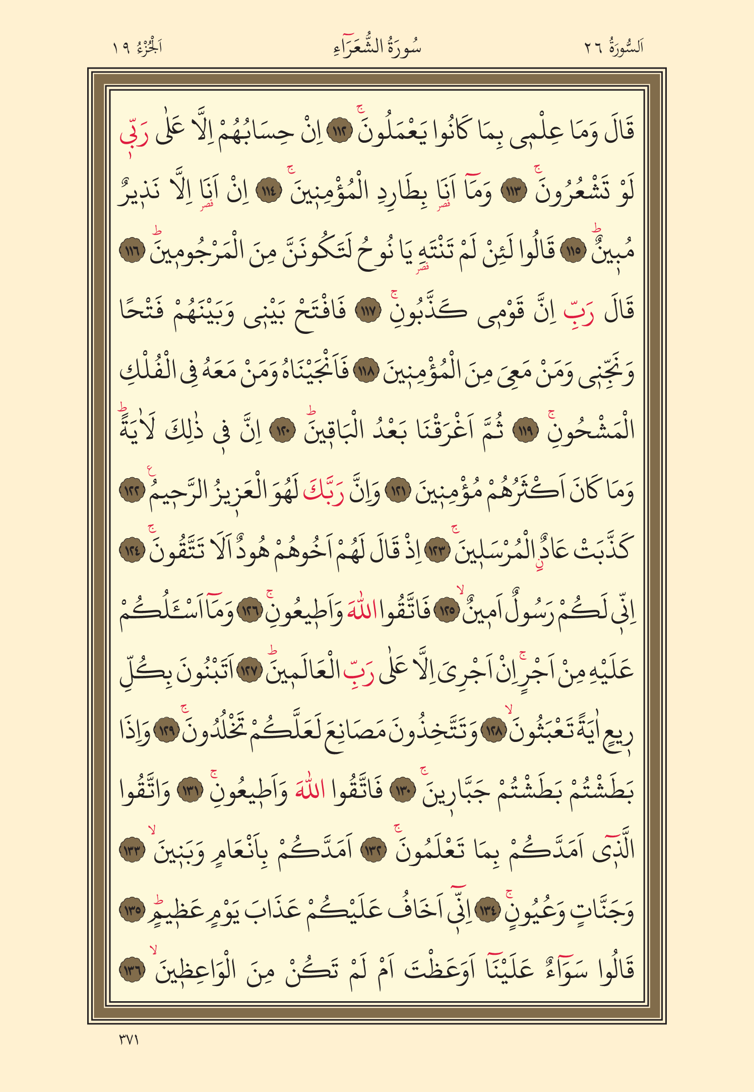 Kuran Oku 19. Cüz 371. Sayfa - KELAMULLAH