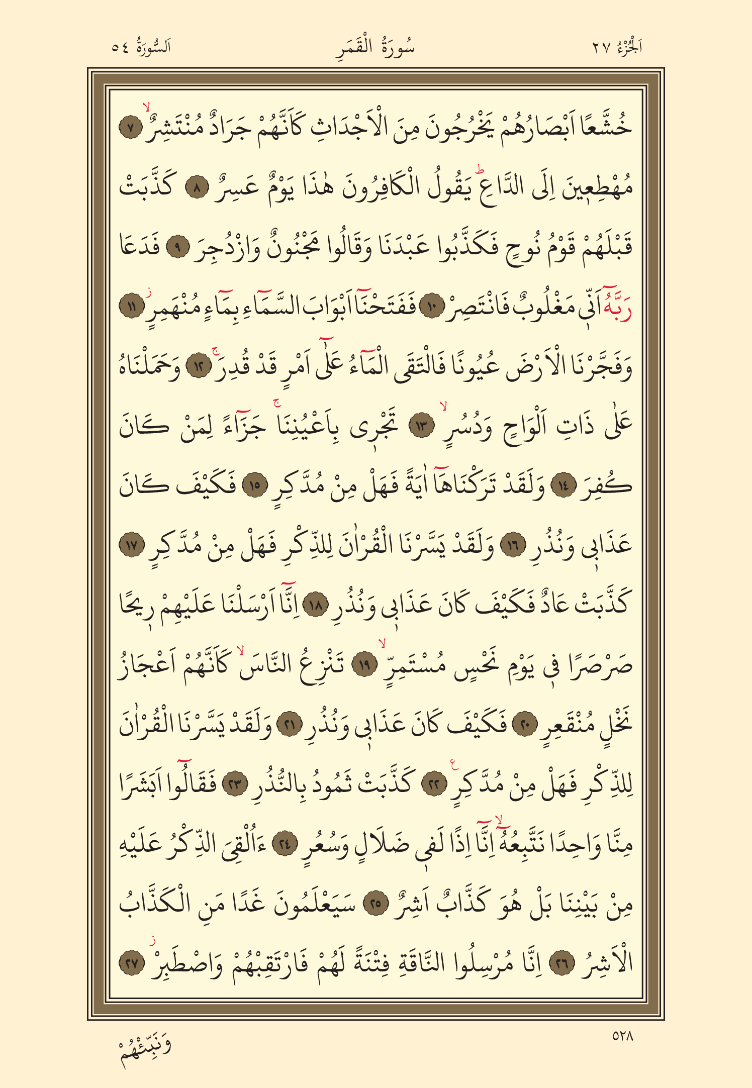 Kuran Oku 27. Cüz 528. Sayfa - KELAMULLAH
