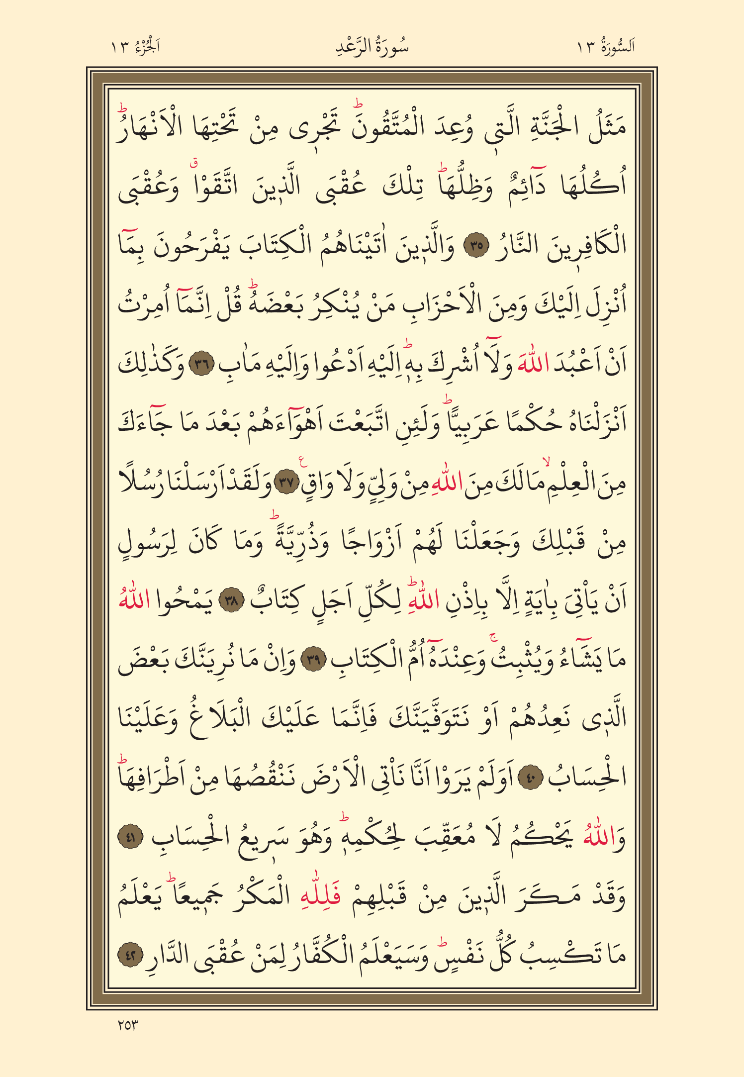 Kuran Oku 13. Cüz 253. Sayfa - KELAMULLAH