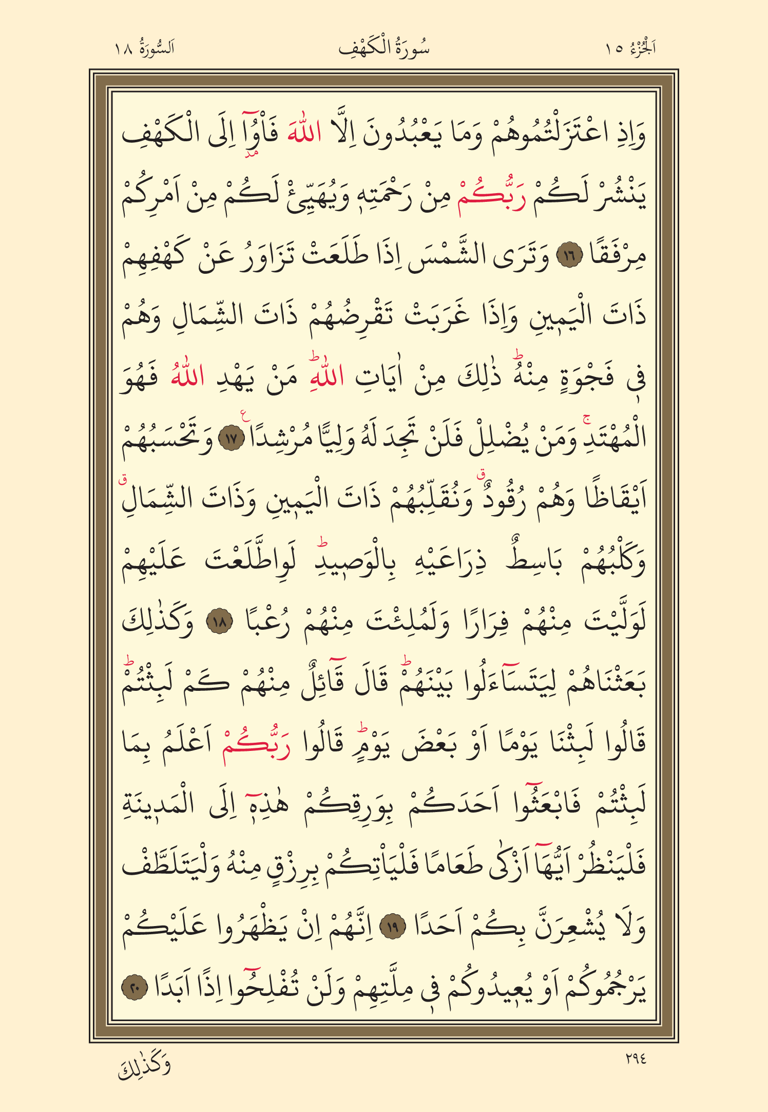 Kuran Oku 15. Cüz 294. Sayfa - KELAMULLAH